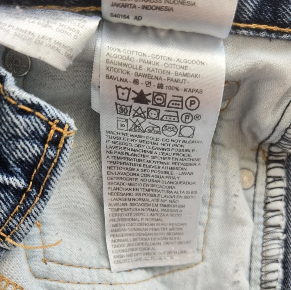 Levi's 505 Classic Straight Denim Jeans-SZ 33w
